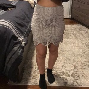 Dance & Marvel lace skirt